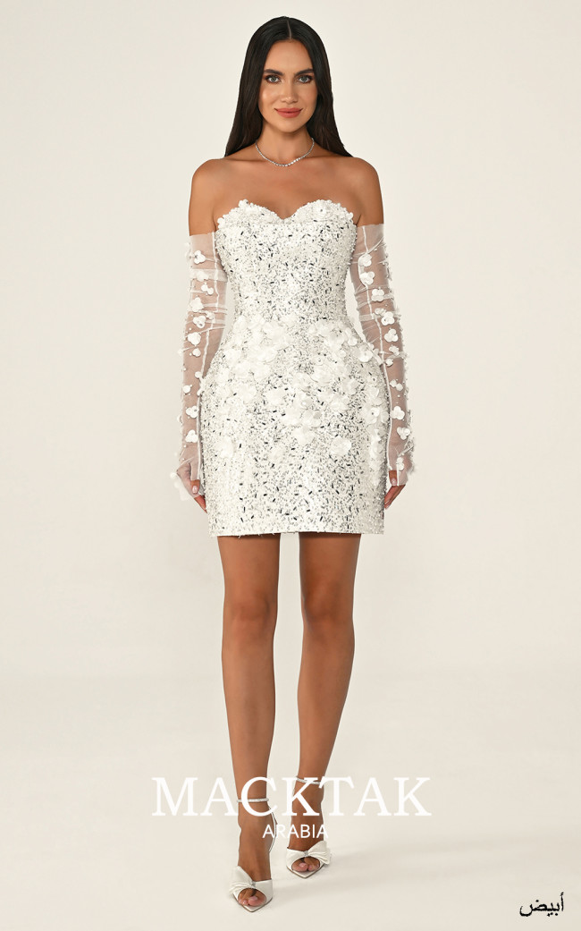 ألفا بيتا (Alfa Beta) ۷۱۹۱ فستان سهرة بأكمام قابلة للتعديل