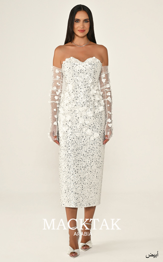 ألفا بيتا (Alfa Beta) ۷۱۹۲ فستان سهرة بأكمام قابلة للتعديل