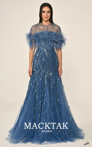 ألفا بيتا (Alfa Beta) ۷۰۸۲ فستان سهرة بأكمام قابلة للتعديل