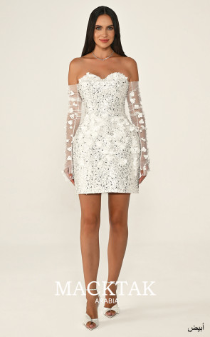 ألفا بيتا (Alfa Beta) ۷۱۹۱ فستان سهرة بأكمام قابلة للتعديل