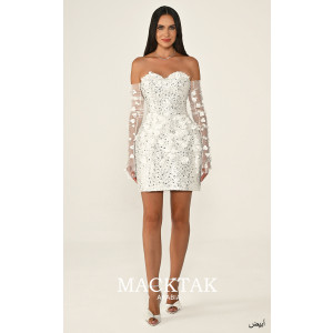 ألفا بيتا (Alfa Beta) ۷۱۹۱ فستان سهرة بأكمام قابلة للتعديل