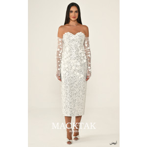 ألفا بيتا (Alfa Beta) ۷۱۹۲ فستان سهرة بأكمام قابلة للتعديل